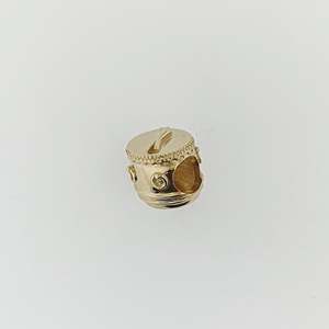 Paddling Jewellery: Paddling 9ct Yellow Gold Drum Bead