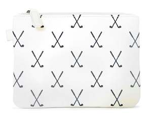 Crossed Clubs Valuables Purse