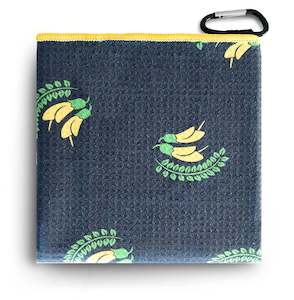 Golf Towels: Kowhai Microfibre Waffle Towel