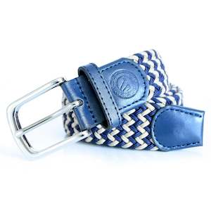 Navy & Khaki Woven Belt