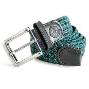 Belts: Forest & Black Woven Belt