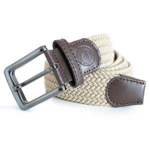 Belts: Khaki Woven Belt