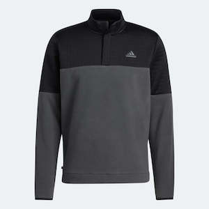 Jumpers: Adidas DWR 1/4 Zip - Black/Grey
