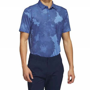 Adidas Flower Mesh Polo Blue