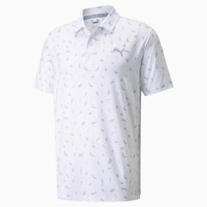 Mens Apparel: Puma Cloudspun Feathers Polo White