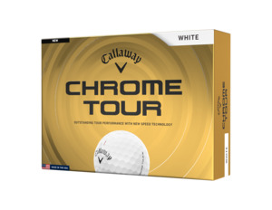 Balls: Callaway Chrome Tour Golf Ball Dozen