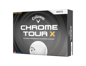 Golf Balls: Callaway Chrome Tour X Golf Balls Dozen