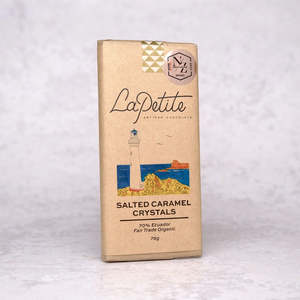 Build Your Own: Salted Caramel Crystals Dark Chocolate
70% Ecuador