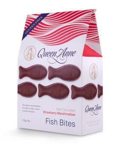 All: Queen Anne Chocolate Fish Bites