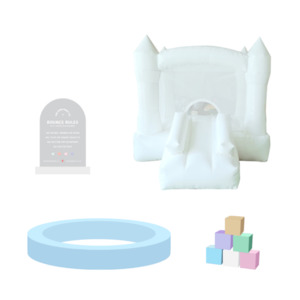 Luxe Soft Play: Infant Bounce + Play Set - Pastel