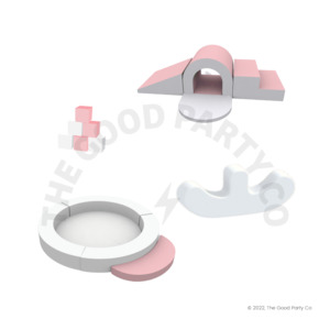 Bambini Soft Play Hire: Bambini Soft Play Package - Pastel Pink