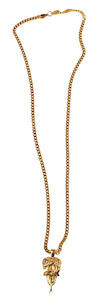 Jewellery: DGK Reptile Necklace / Gold