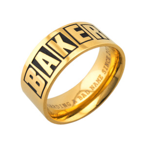 Jewellery: Baker Band Ring / Gold