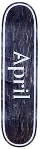 April OG Logo Invert Black Deck 8.25”