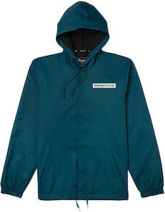 Mens Jackets: Primitive Cosmopolitan Coach Hood Jacket / Dark Aqua