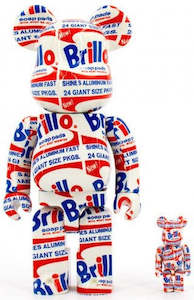 Medicom: Medicom Toy Be@rbrick Andy Warhol Brillo 100% & 400% Set