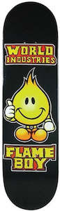 World Industries Gold Flame Boy Deck 8.38"