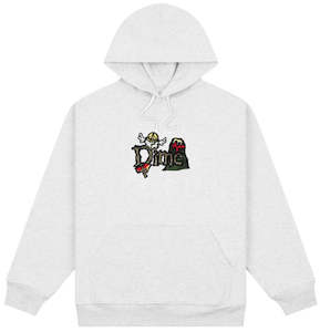 Hoodies Crew Sweatshirts: Dime Classic Fuzzy Hoodie / Ash