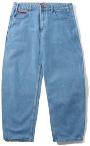 Mens Pants: Butter Goods Baggy Denim Jeans / Washed Indigo