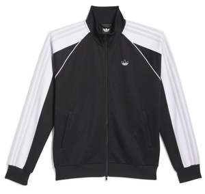 Mens Jackets: Adidas Tyshawn Track Jacket / Black / White