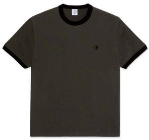 Mens Pants: Polar Ringer Tee / Dirty Black / Black