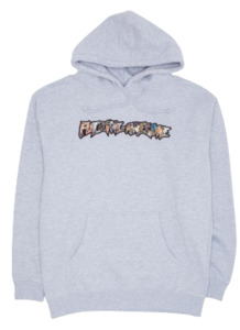 Hoodies Crew Sweatshirts: Fucking Awesome Dill Collage Logo Hoodie / Grey