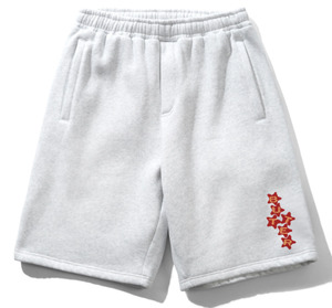 Mens Shorts: Butter Goods Stars Fleece Shorts / Ash