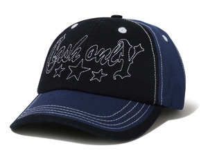 Cash Only: Cash Only Strip 6 Panel Hat / Navy