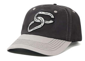 Cash Only: Cash Only Chain 5 Panel Hat / Charcoal / Light Grey