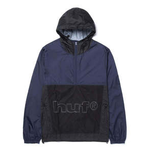 Mens Jackets: Huf Wireframe Anorak Jacket / Navy