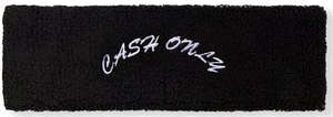 Cash Only: Cash Only Logo Sweatband / Black