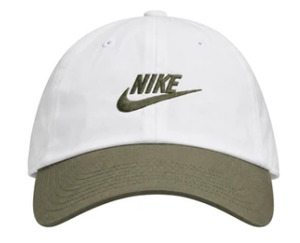 Nike Footwear: Nike Club Hat / White / Olive