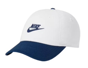 Nike Footwear: Nike Club Hat / White / Navy