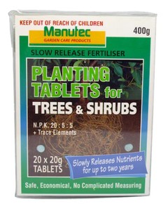 Products: Trees/Shrubs Planting Tablets 400g Manutec - Good Soil