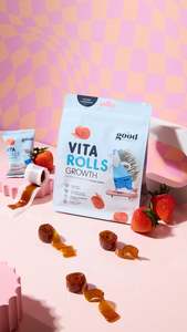 Vitamins Supplements Soft Chews Gummies For Sale: Kids Vita Rolls Growth 8s