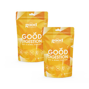Digestive Enzymes Heath Supplements Soft Chews Gummies: Good Digestion Pouch 2 Pack