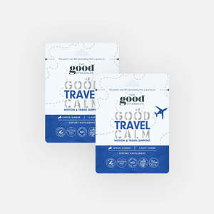 Soft Chew Vitamin Gummies: Good Travel Calm Motion & travel support 2 Packs