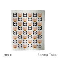 Spruce: Swedish Dishcloth SPRUCE - Spring Tulip by Lemonni