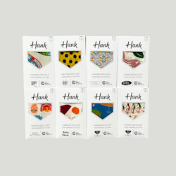 Hank: HANK GIFT BOX SET included designs 1 - 8 | Organic Cotton Handkerchief
