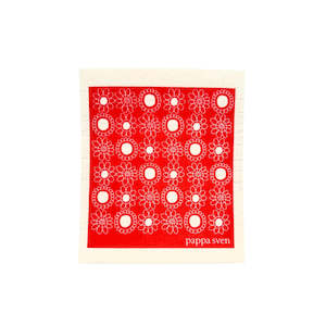 SPRUCE cloth: Swedish Dishcloth SPRUCE -  Pappa Sven White Daisy