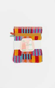 Wash Cloth Set / Wash Mitts #47 Tulip Quilt Duo - BACK IN STOCK