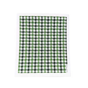 Swedish Dishcloth SPRUCE - Moss Plaid