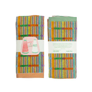 New Foekje Fleur Towels: Guest Towels #70 DUO SET - Criss Cross