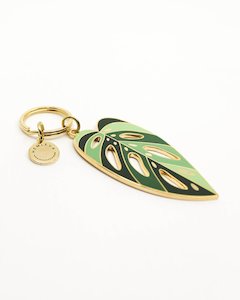 Plants: Monstera Adansonii ‘Archipelago' Keychain