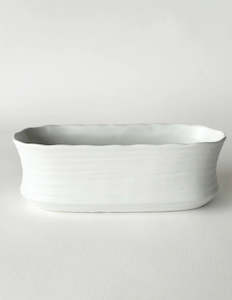 All: Ceramic Vessel - White Trough