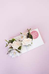 Online Wedding Flowers: COMBO DEAL - Wrist corsage + Buttonhole