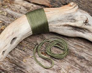 Greenstone Corded Bracelets: Green Cord - Machine plaited