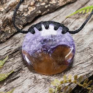 Charoite Medium Porowhita Pendant (BP722)