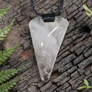 Smokey Quartz XSmall Niho Taniwha Tooth Pendant (CB241)