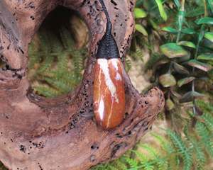 NZ Rhyolite Medium Roimata Pendant (AA404)